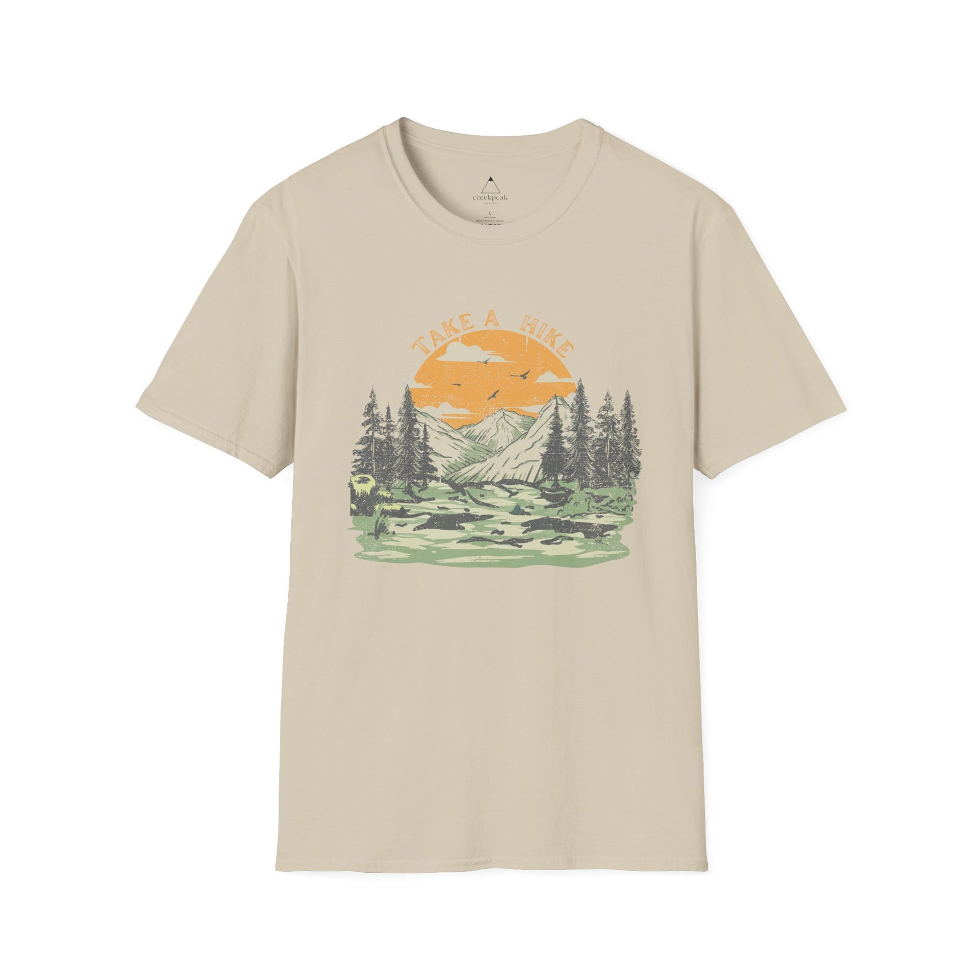 Take a hike sunset mountain