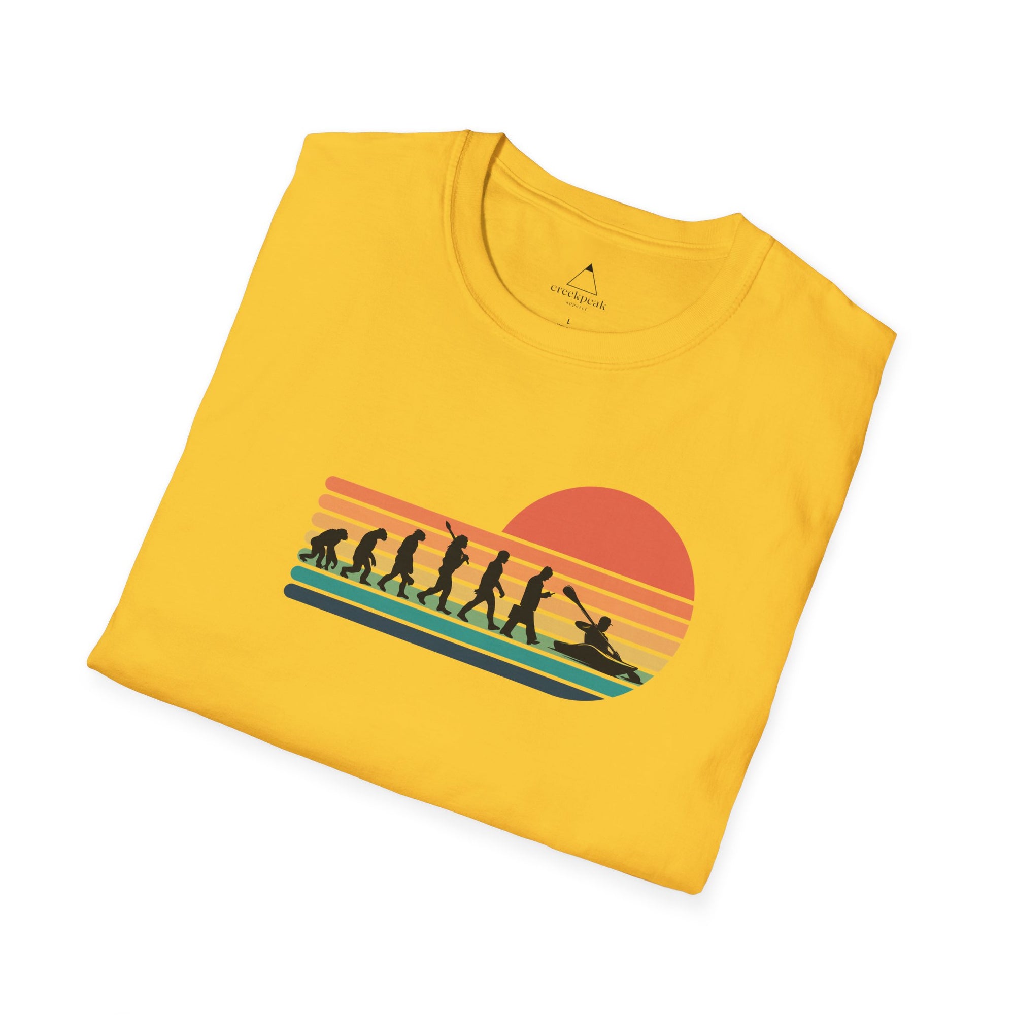 Kayak evolution sunset