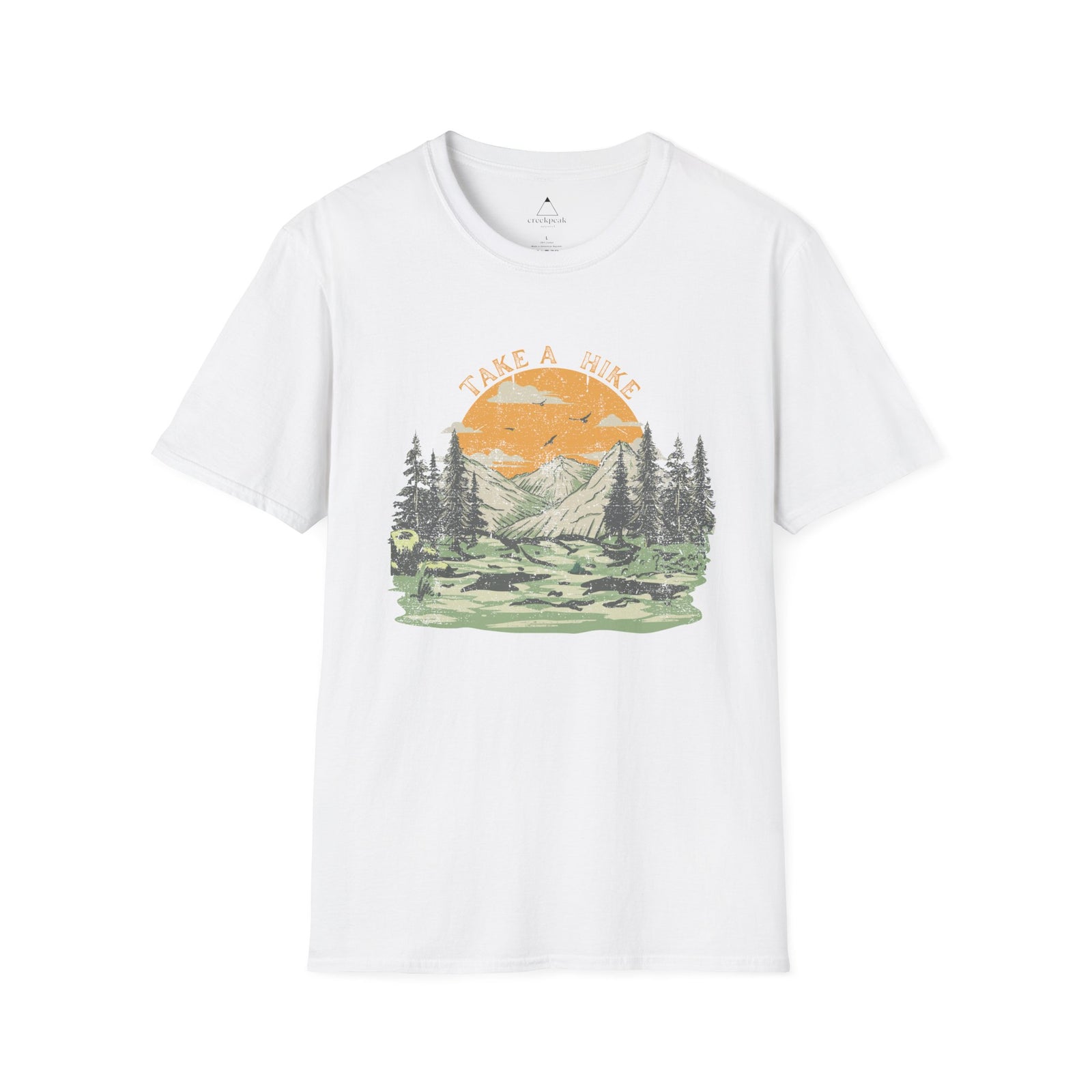 Take a hike sunset mountain