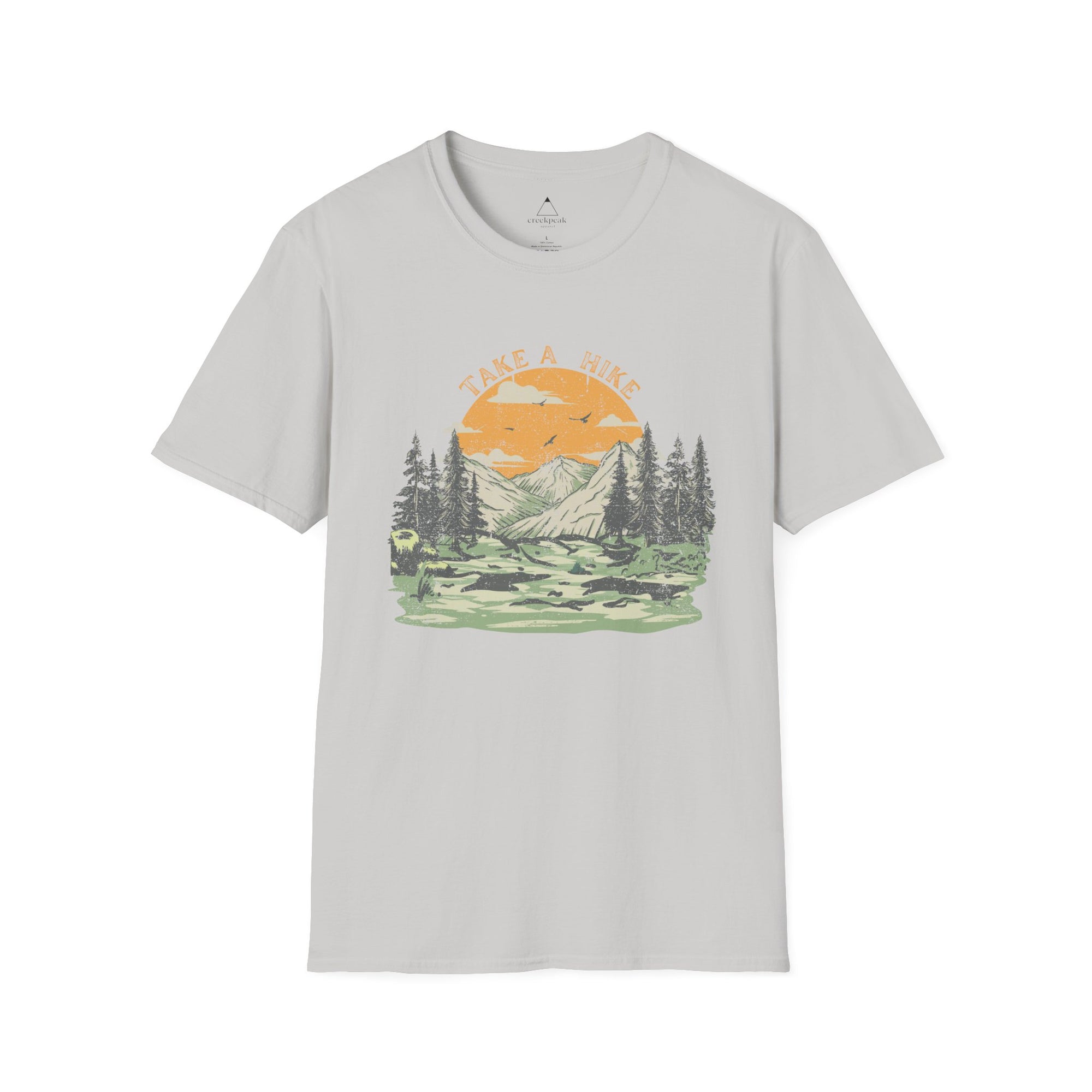 Take a hike sunset mountain