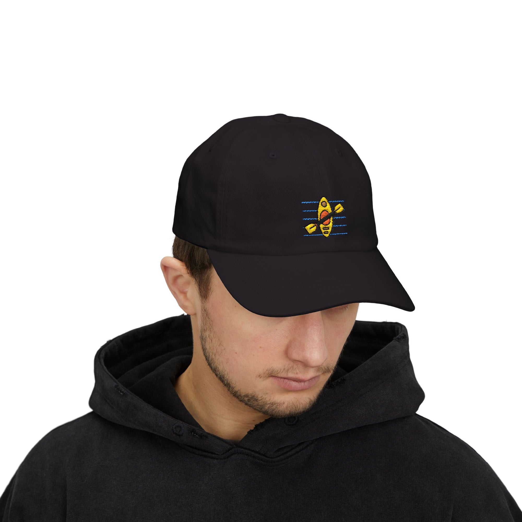 Embroidered kayak cap
