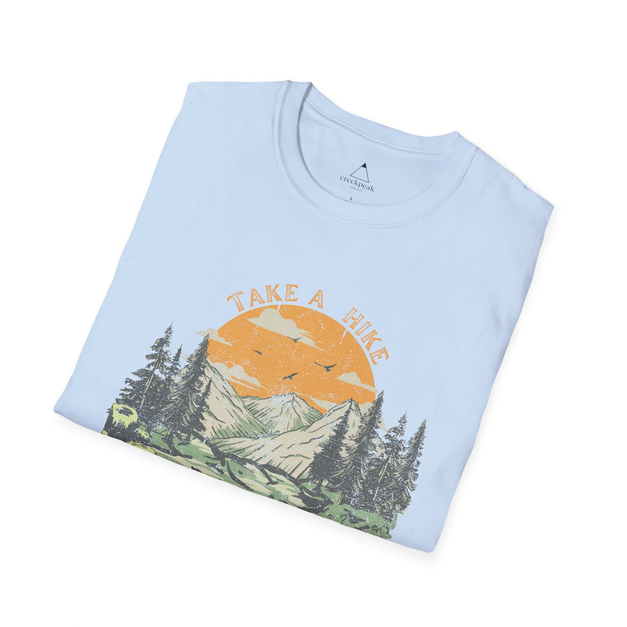 Take a hike sunset mountain