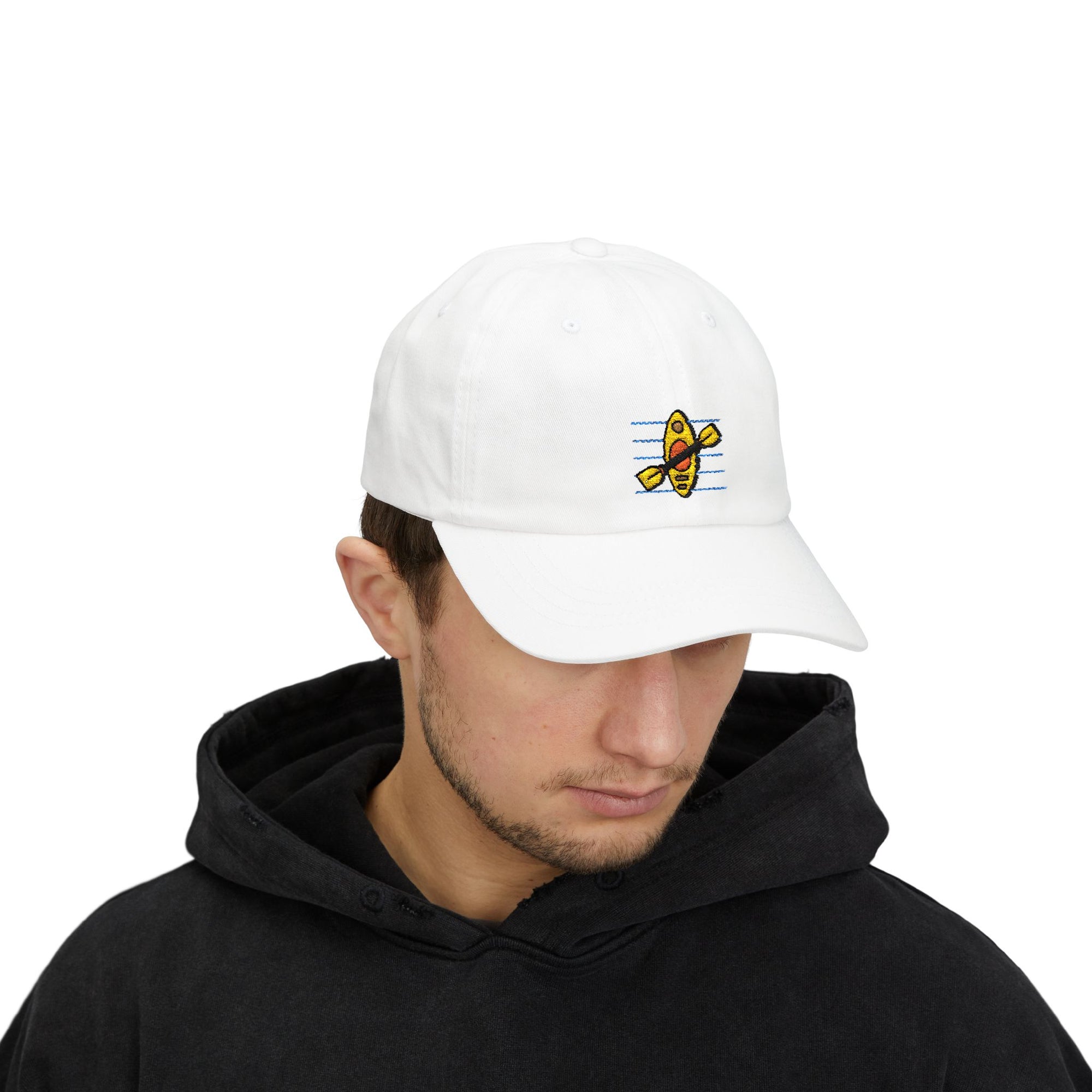 Embroidered kayak cap