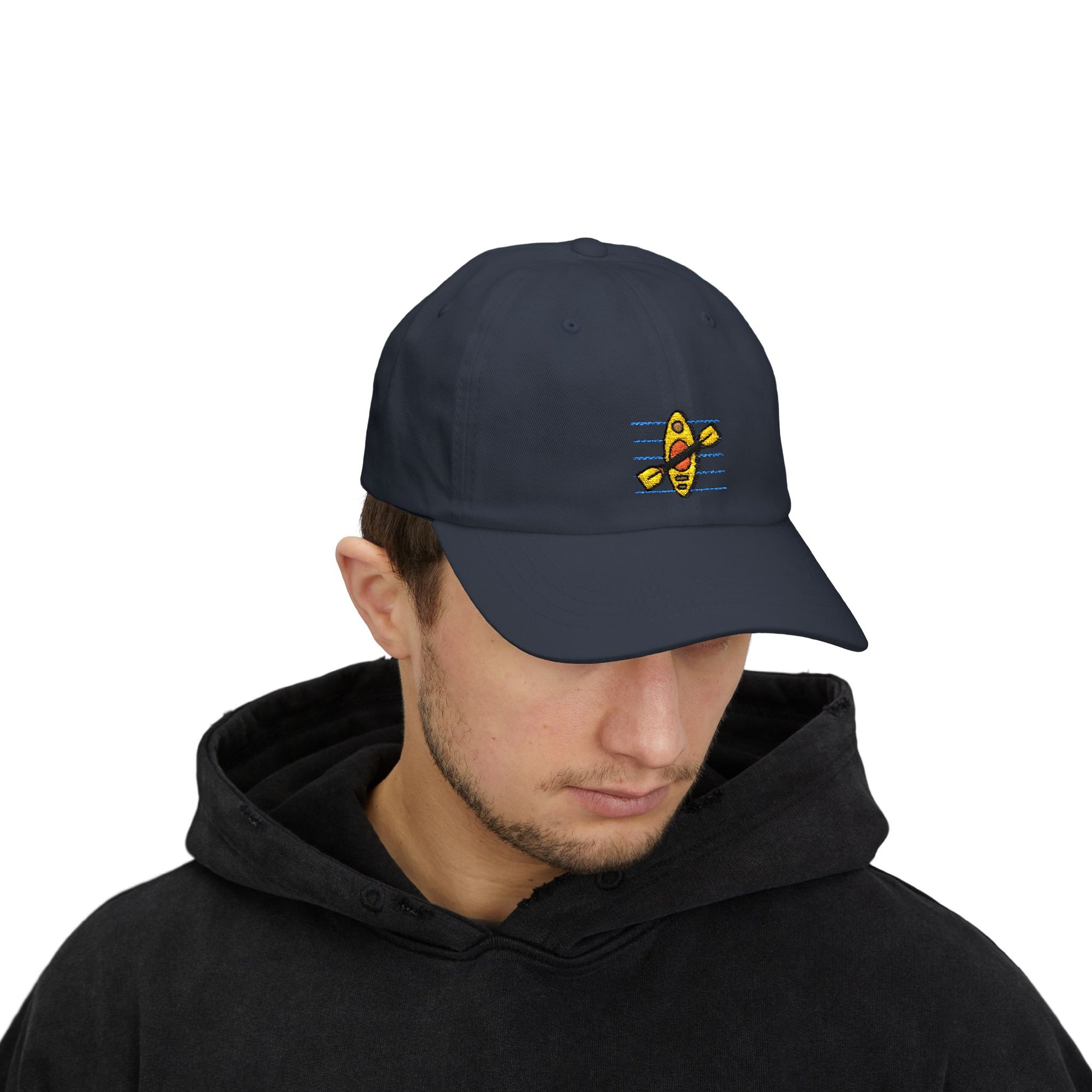 Embroidered kayak cap
