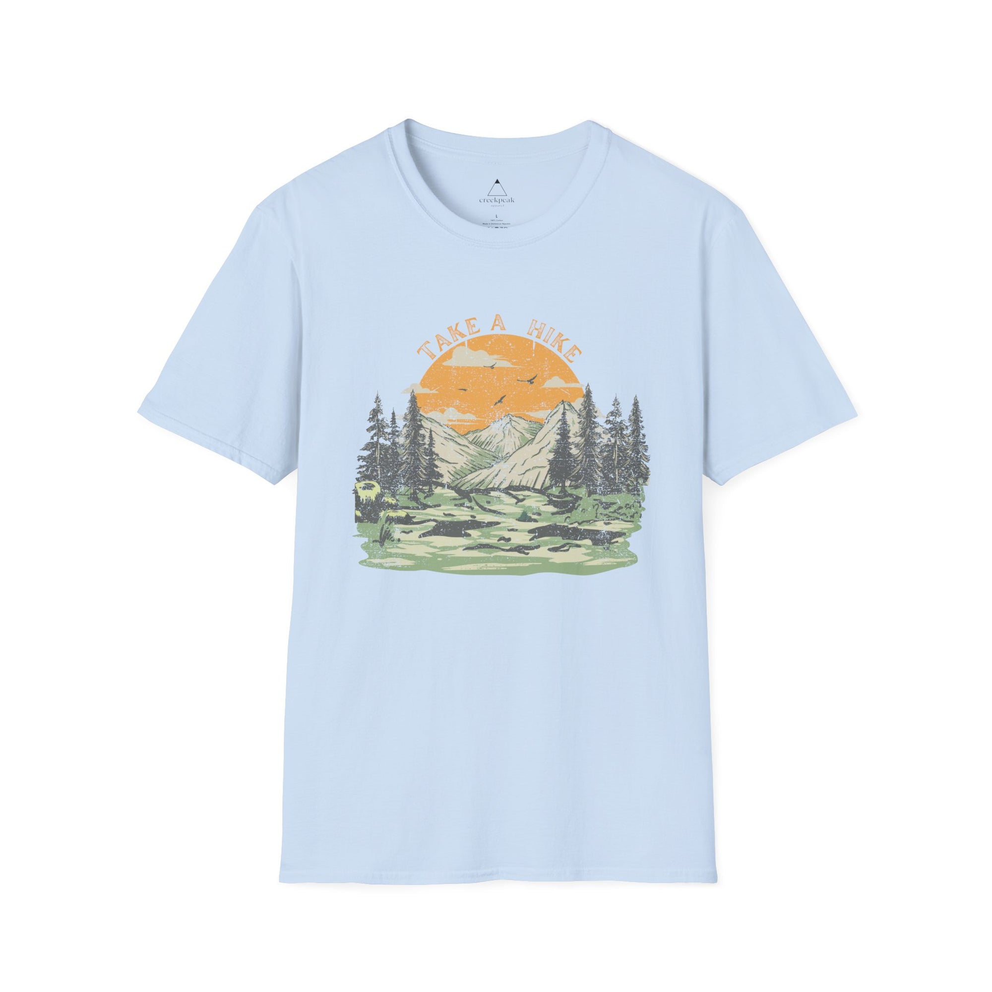 Take a hike sunset mountain