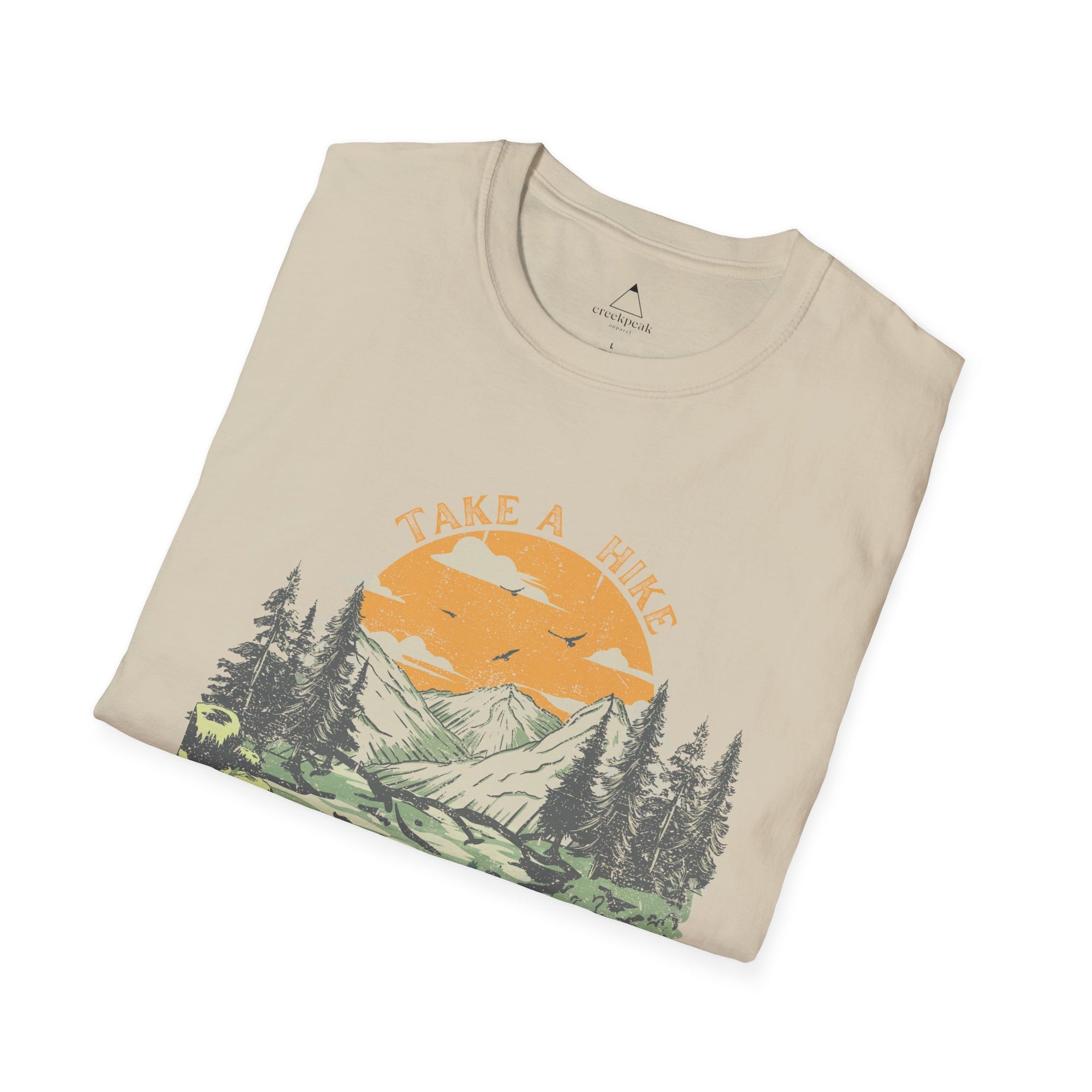 Take a hike sunset mountain