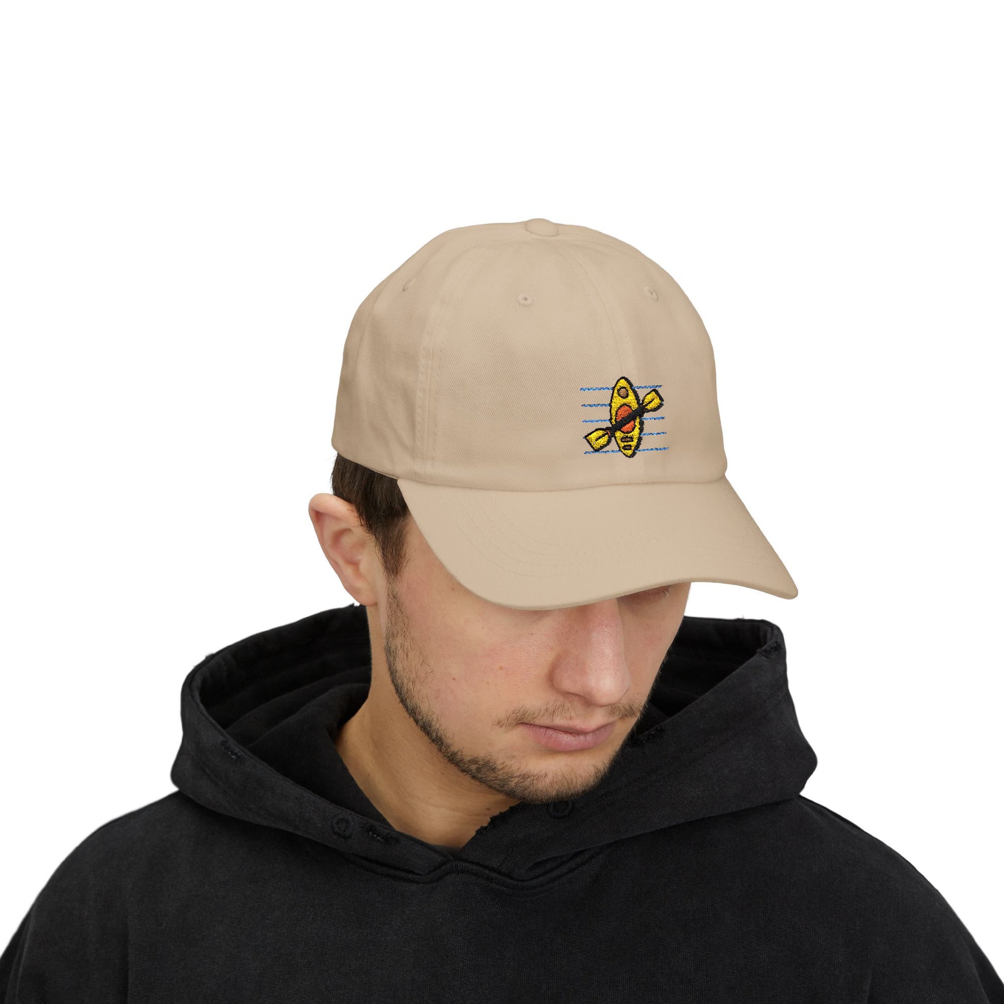 Embroidered kayak cap